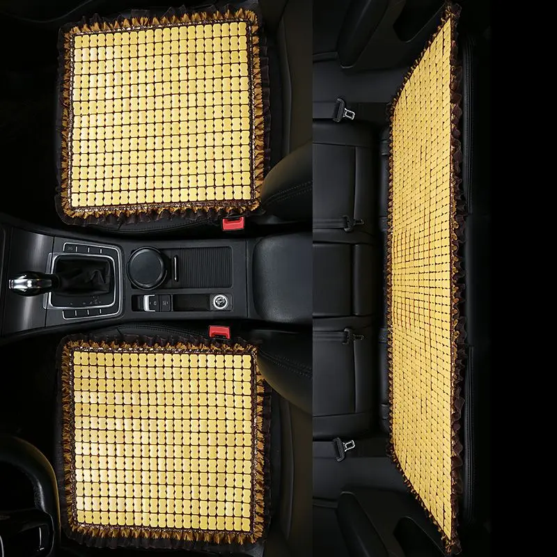 Бамбуковые Чехлы для подушек сиденья автомобиля подушки дышащие охлаждающий