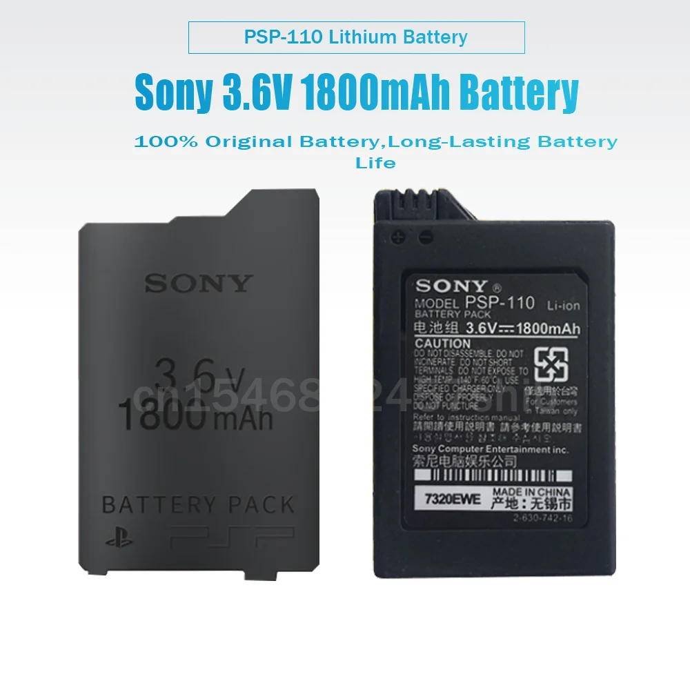 Оригинальная литий-ионная аккумуляторная батарея Sony 3 6 В 1800 мАч 1 шт. для