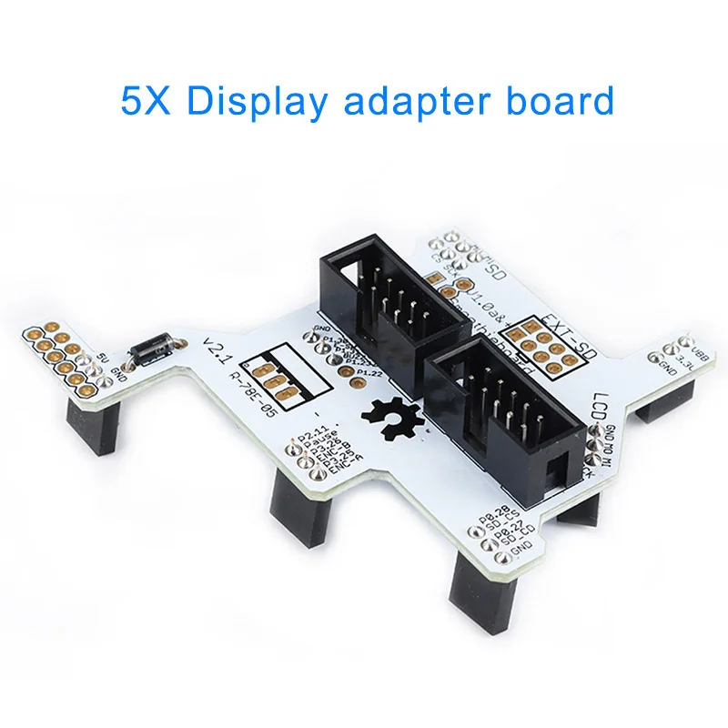 Новый гравировальный станок Smoothieboard 5X V1.1 GLCD адаптер Дисплей информационное табло