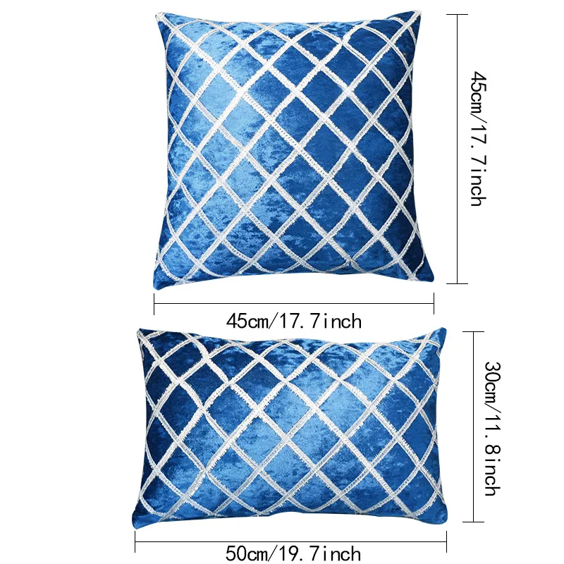 

Handmade Cushion Cover Pillow Case Covers Home Living Room Decoration Throw White Sofa Nordic Ribbon Embroidery 50x30 45x45 cm