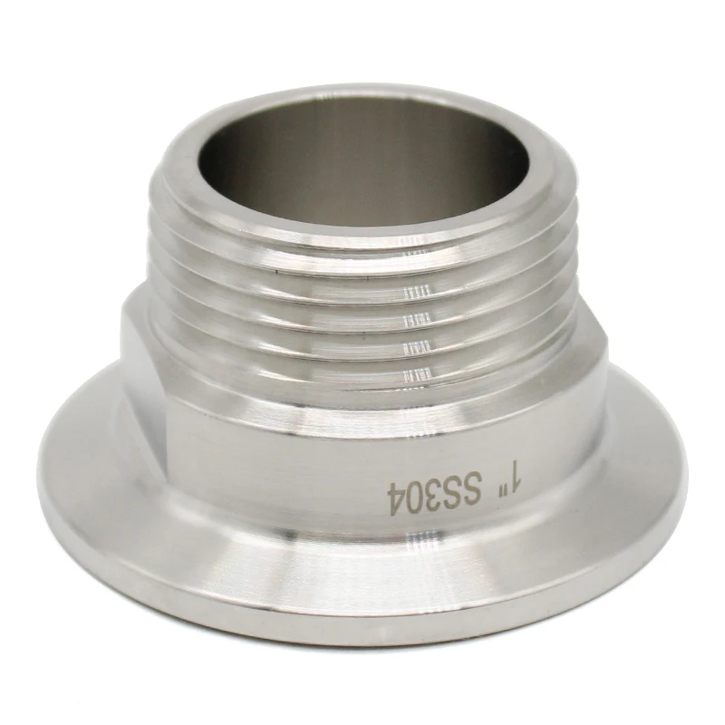 Тройной зажим резьба NPT наружный переходник фитинги для труб SS304 TC 25 4 мм 34 50 5 64 x 1/4