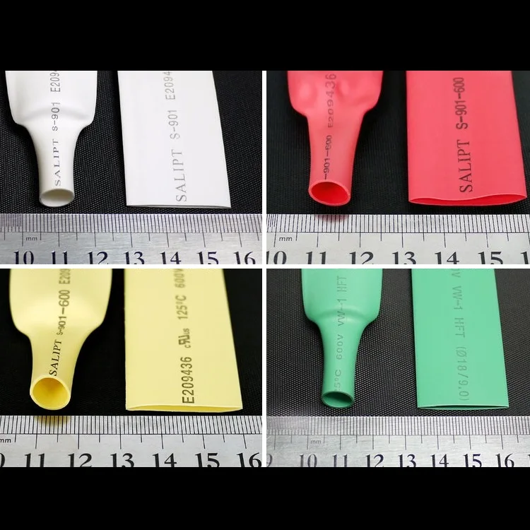 

Dia 18mm (Width 30mm) Heat Shrink Tube 2:1 Polyolefin Thermal Cable Sleeve Insulated Wire Protector Wrap DIY Connector Repair