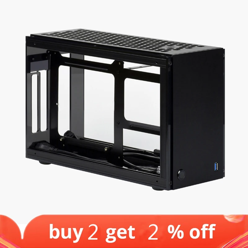 Прозрачный акриловый чехол для компьютера Geeek A4 Flex Mini ITX A50S|Персонажи