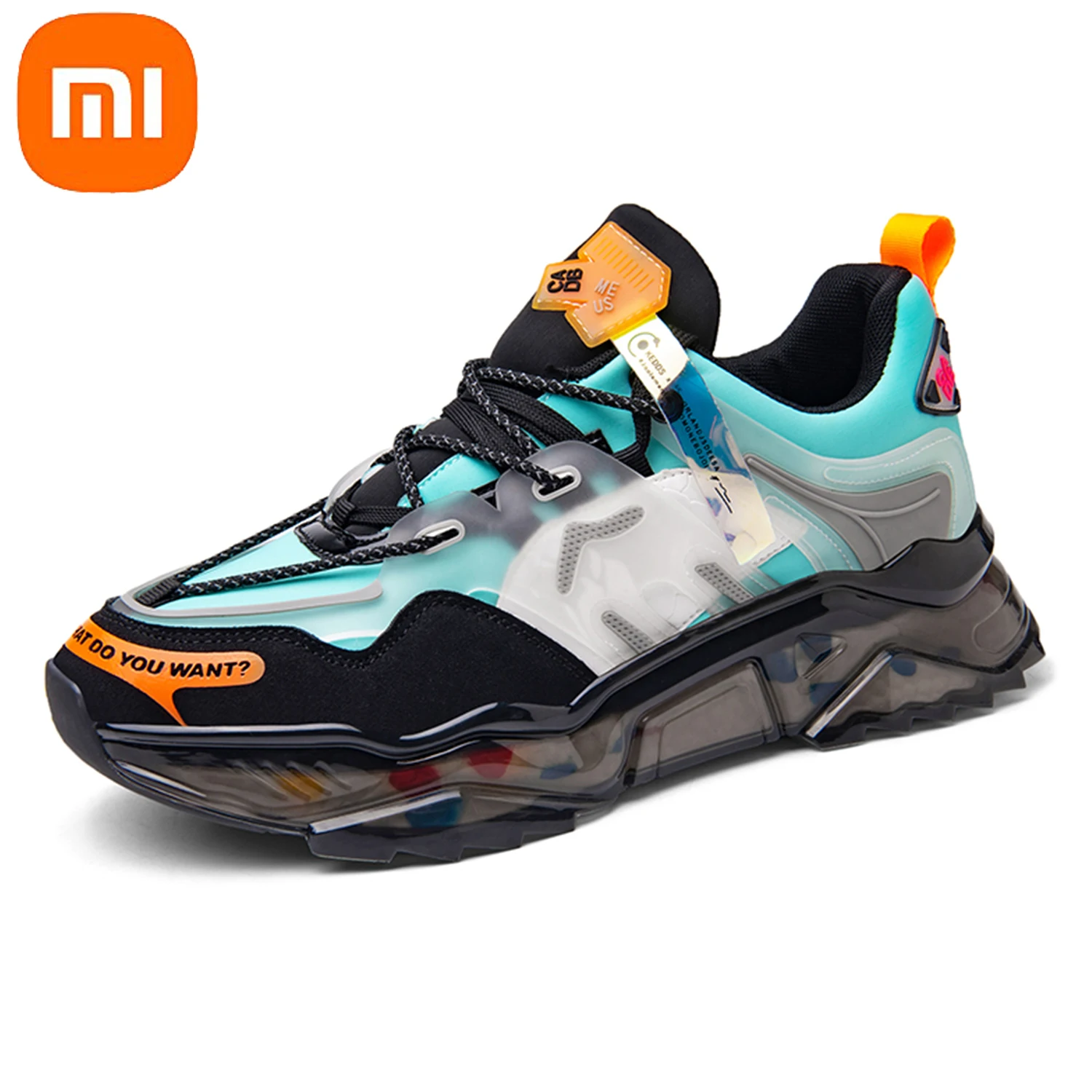 

Xiaomi Men'S Casual Shoes High-Top Sports Shoes Breathable Walking Sneakers Mesh Running Shoes Non-Slip Shoes Zapatillas Hombre