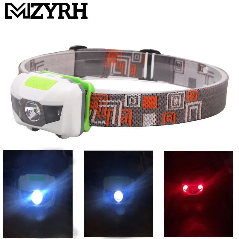 Светодиодный налобный фонарь s портативный уличный мини-налобный для кемпинга с