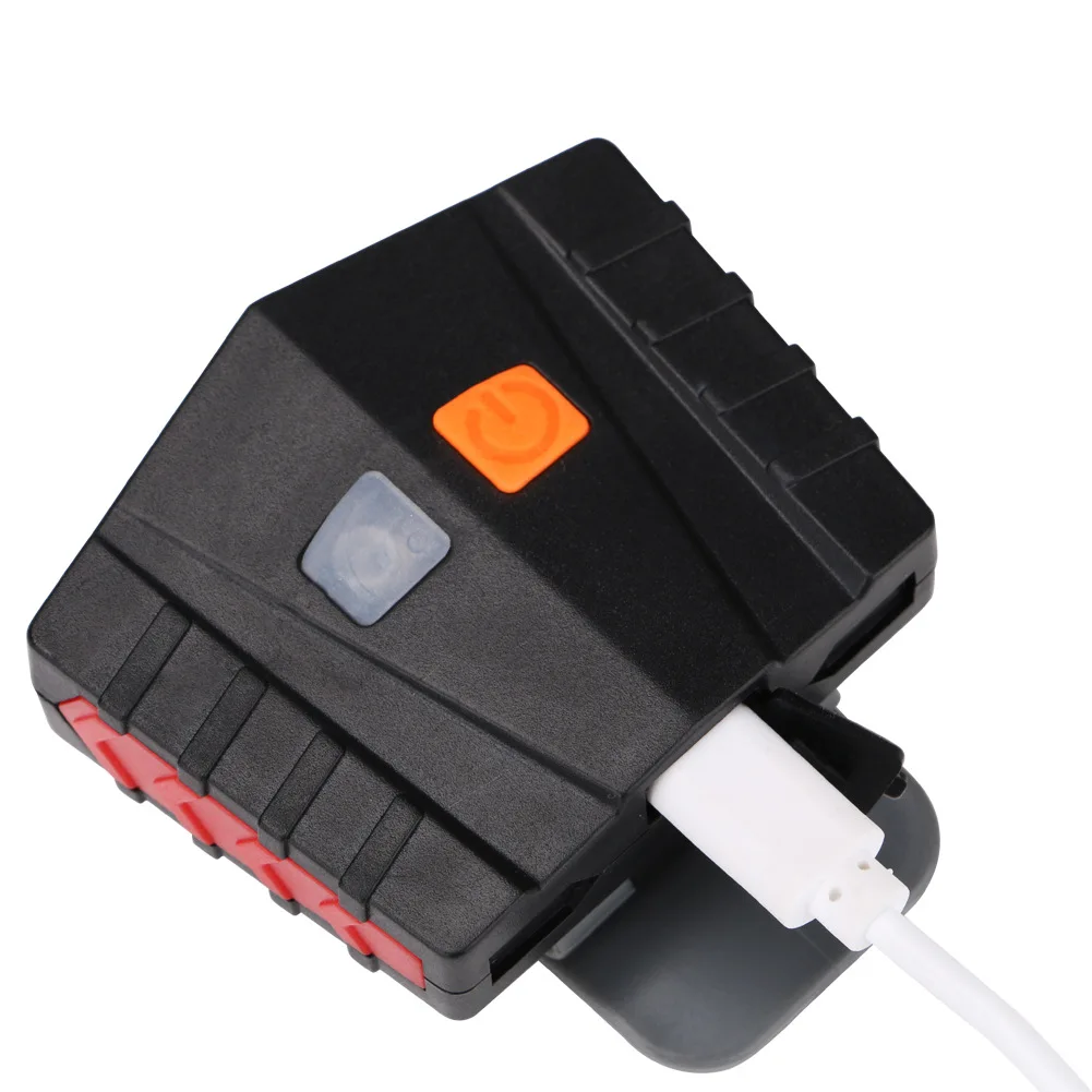 

USB Charging Clip Hat Touch Sensor Headlamp Lantern Head Torch Cap Light Durable Clip On COB LED Convenient Energy Saving