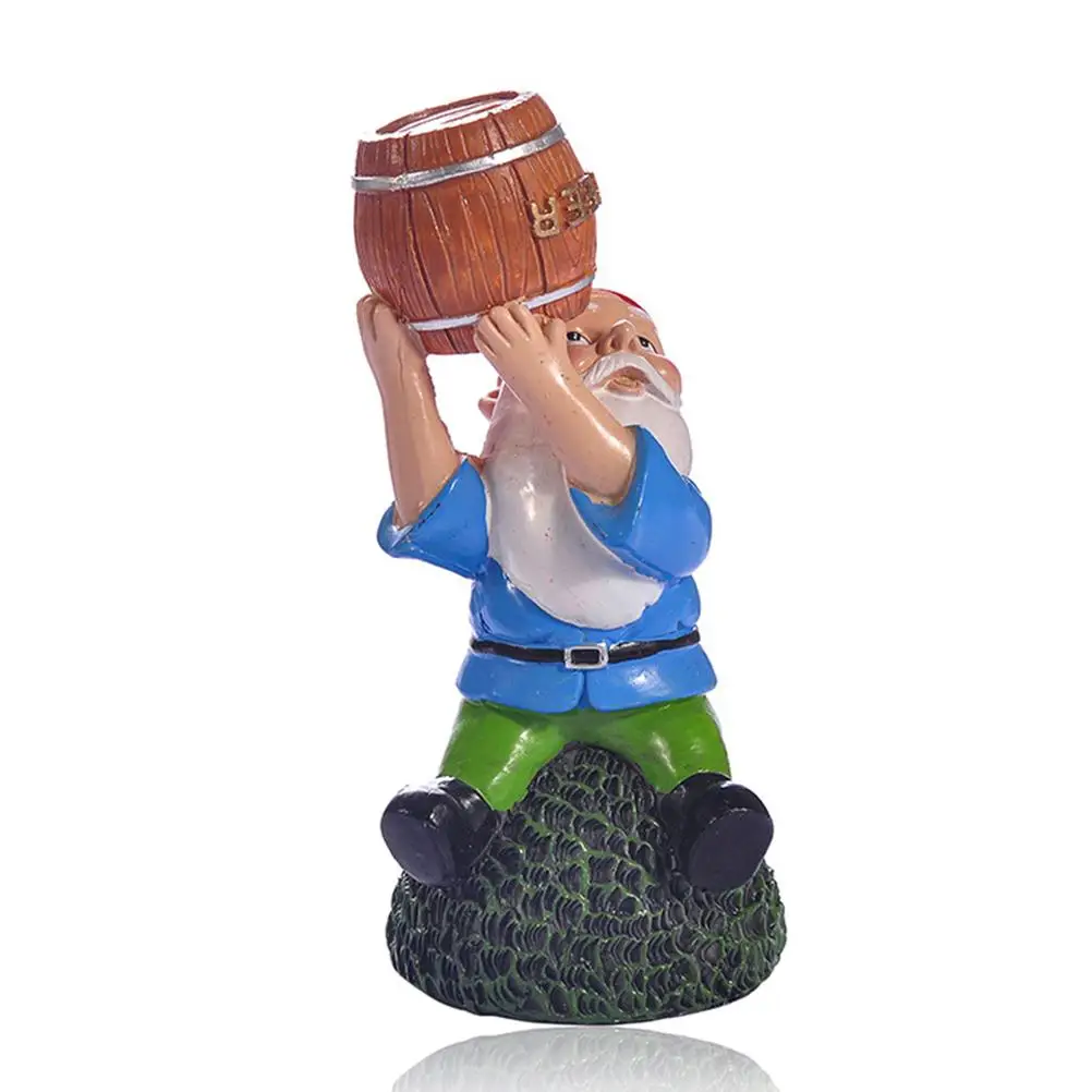 Садовая миниатюрная статуэтка украшение для сада искусственная винная бочка