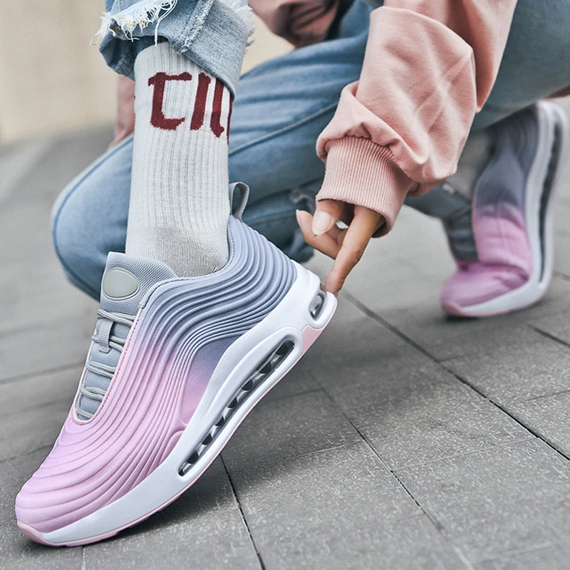 Женские кроссовки Светильник Спортивная обувь для бега Унисекс Удобные на