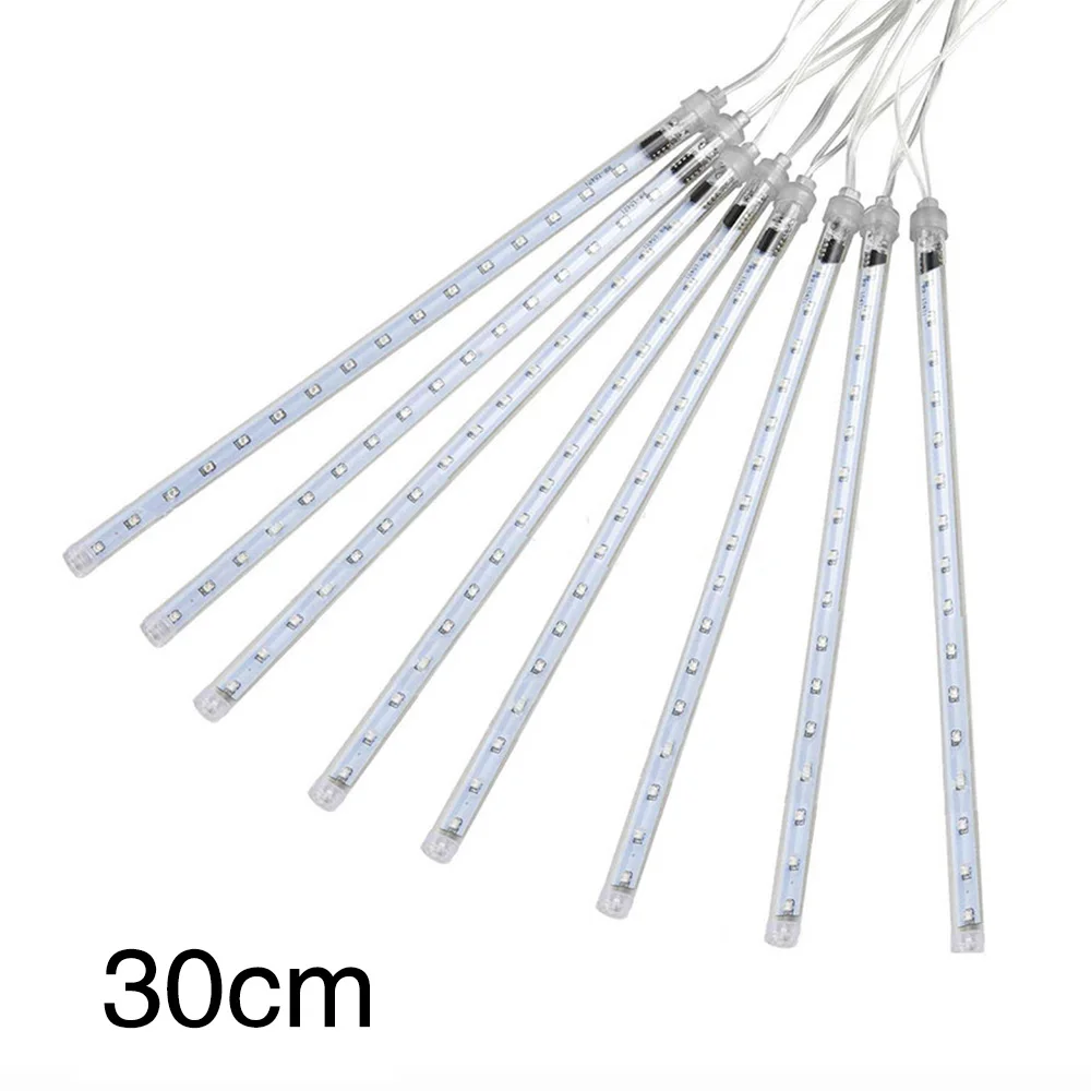 

4 Color Meteor Shower Falling String Lights for Wedding Party Waterproof Xmas Decoration Light Christmas Lights