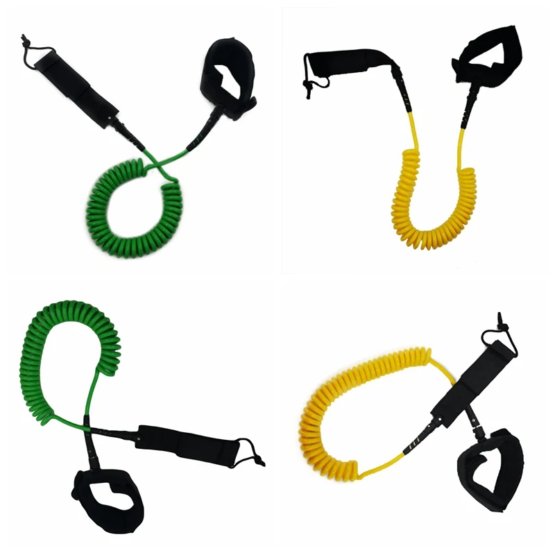 Шнур для серфинга 10 футов 7 мм Sup лодыжки поводок спиральный стенд весло доска ТПУ