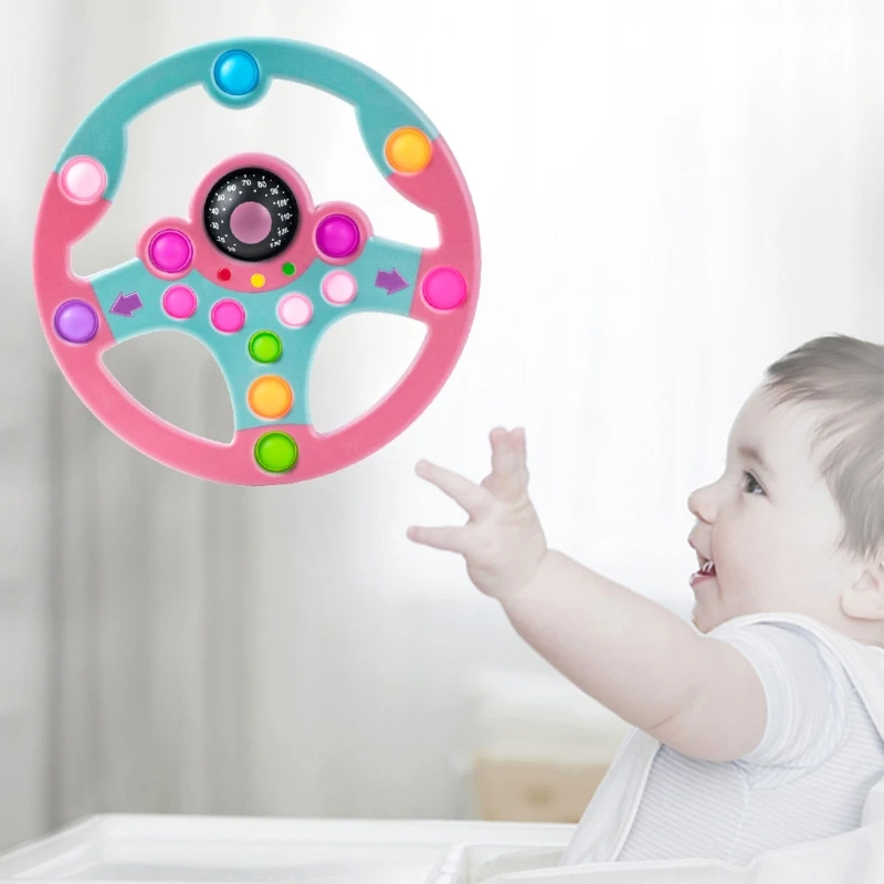 

P15C сенсорный успокаивающий пузырьковый Поппер мягкий силиконовый цветной руль интерактивная игрушка для взрослых и детей снятие давления