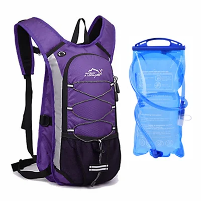 with water bag Мужской женский MTB велосипед водонепроницаемый велосипедный рюкзак походный рюкзак кемпинг на открытом воздухе велосипедные сумки спортивные Полиэстеровые велосипедные рюкзаки - Цвет: with water bag