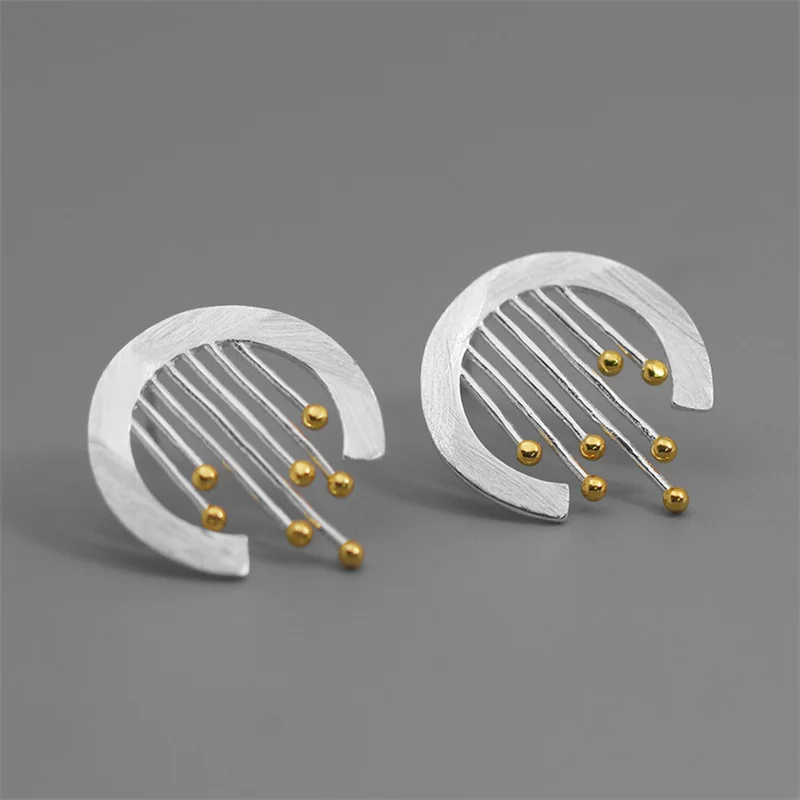 Женские серьги-гвоздики INATURE современные серьги из стерлингового серебра 925