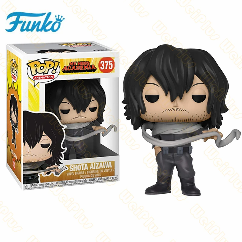 Y-Shota Aizawa-375 Funko pop My Hero Academy DEKU обучение TODOROKI ALL MIGHT кацуки виниловая Коллекция Фигурки Модель игрушки подарок на день рождения - Цвет: Y-Shota Aizawa-375