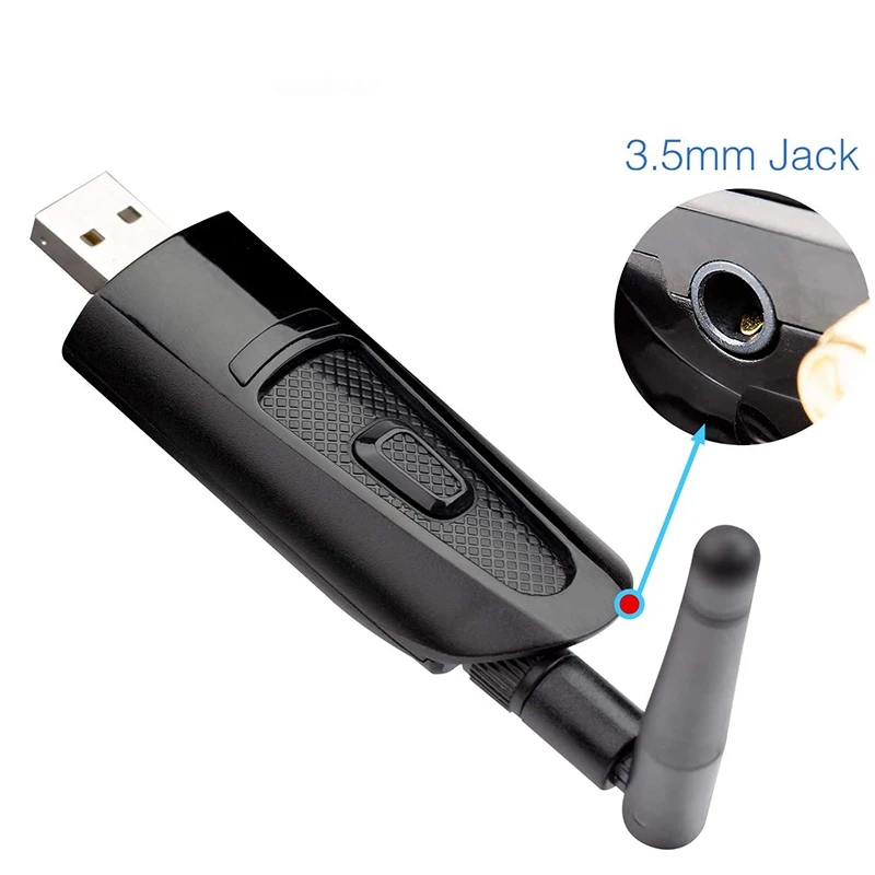 JABS Usb Bluetooth o передатчик адаптер для ПК настольный ноутбук с 3 5 мм Aux низкой