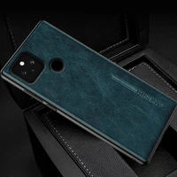 phone case for google pixel 6 pro 6 6a 5 4 4a 5a 5g luxury genuine oil wax leather 360 full protective cover shell