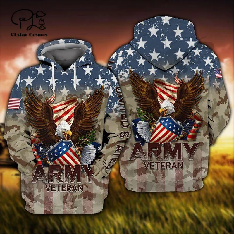 

PLstar Cosmos 3DPrint Newest U.S. Army Eagle Unique Aswome Men/Women Cozy Hrajuku Casual Streetwear Hoodies/Zip/Sweatshirt P-1