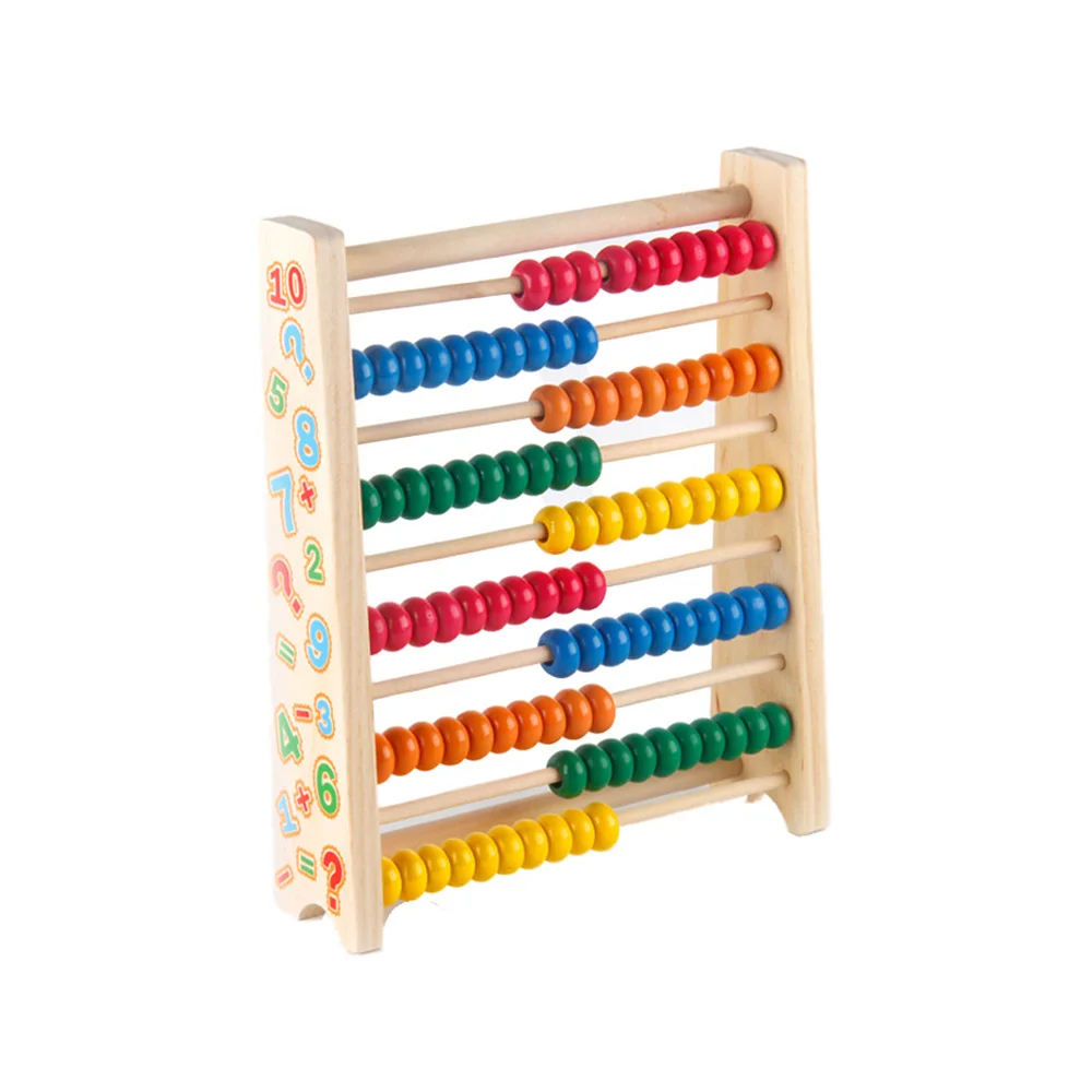 

Children Educational Toy Mini Wooden Abacus Early Math Learning Toy Numbers Counting Calculating Beads Abacus Toys Counting Toys