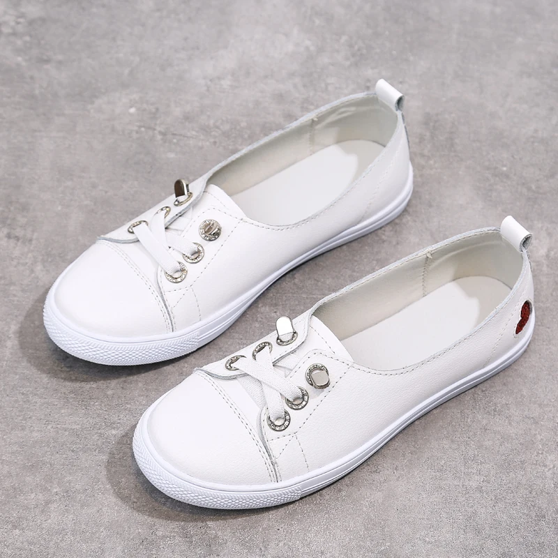 Sapato feminino zapatos mujer; Новинка года; женская обувь для тенниса; спортивная обувь; Tenis Blancos; Прогулочные кроссовки на плоской подошве; Tenis Plataforma 7 - Цвет: Белый