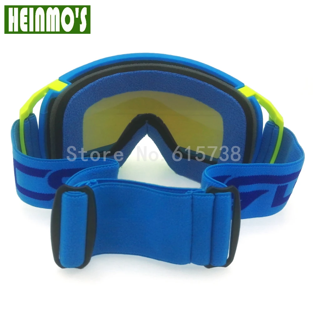 Мотоциклетные очки для мотокросса квадроцикла с синими линзами в носу модный