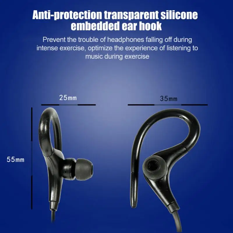 Bluetooth наушники Беспроводные спортивные мини гарнитура Хэндс фри стерео с