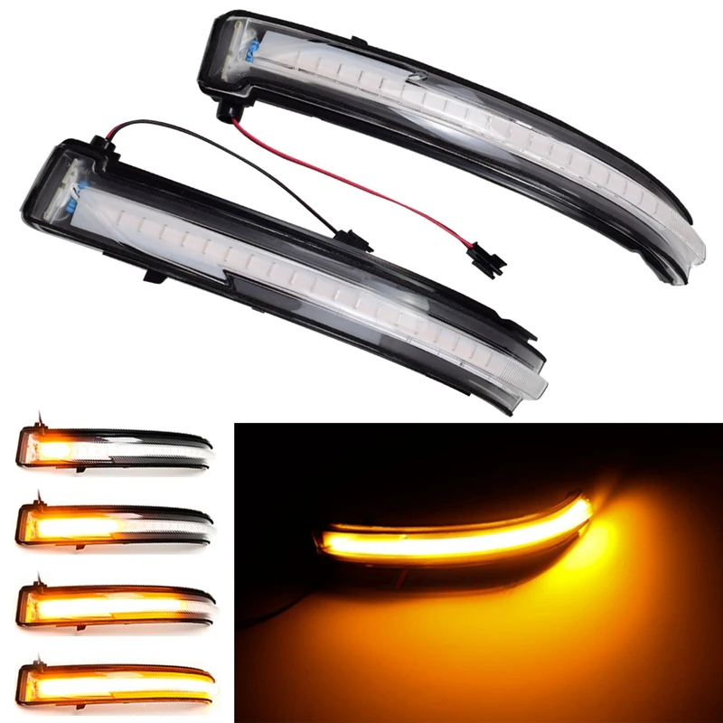 

Car LED Dynamic Turn Signal Light Rearview Mirror Light for Nissan X-Trail T32 Qashqai J11 Murano Z52 Navara Juke