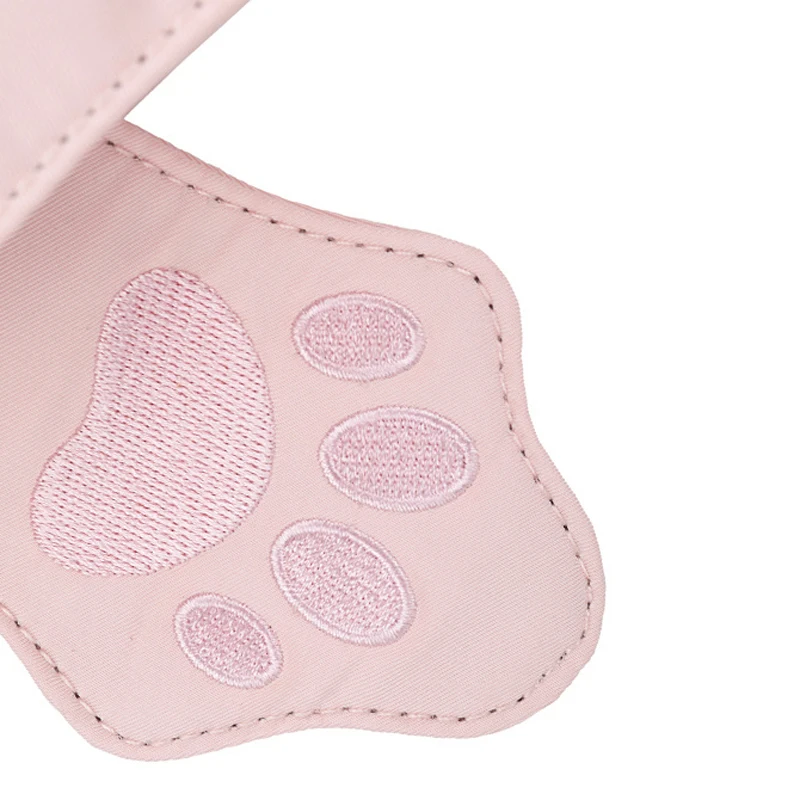 Корейский милый женский рюкзак с розовым котом сумка для книг водонепроницаемый