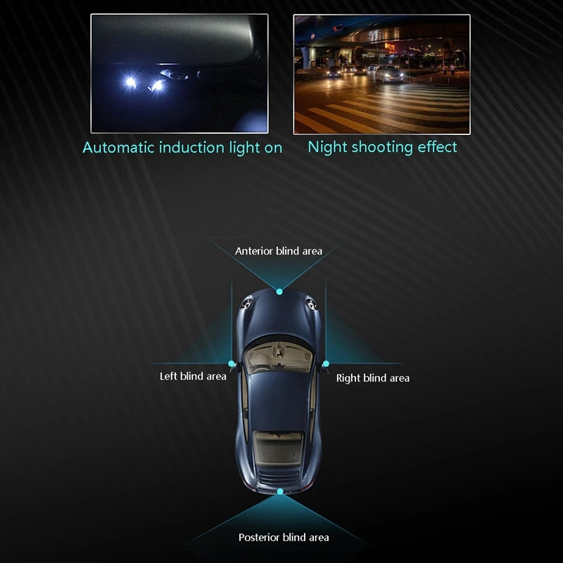 

170 Right-Vision Blind Spot Car Camera Car Waterproof Surveillance HD Rear View Reversing Image Camera