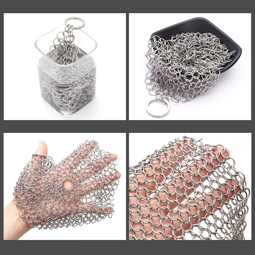 Круглая квадратная 316 чугун очиститель Кухня ржавый горшок кастрюли поломоечная