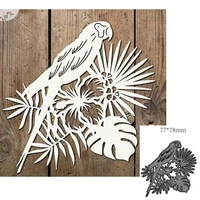 metal cutting dies cut mold animal parrot decoration scrapbook paper craft knife mould blade punch stencils
