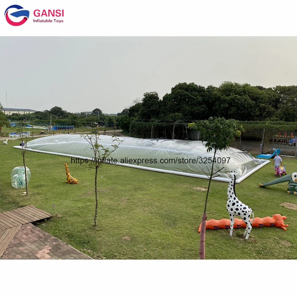 

20x10m Inflatable Clear Bubble Tent Inflatable Swimming Pool Cover Tent For Winner