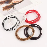 2020new fashion 100 genuine braided leather bracelet men women magnetic clasps charm bracelets pulseras male female jewelry
