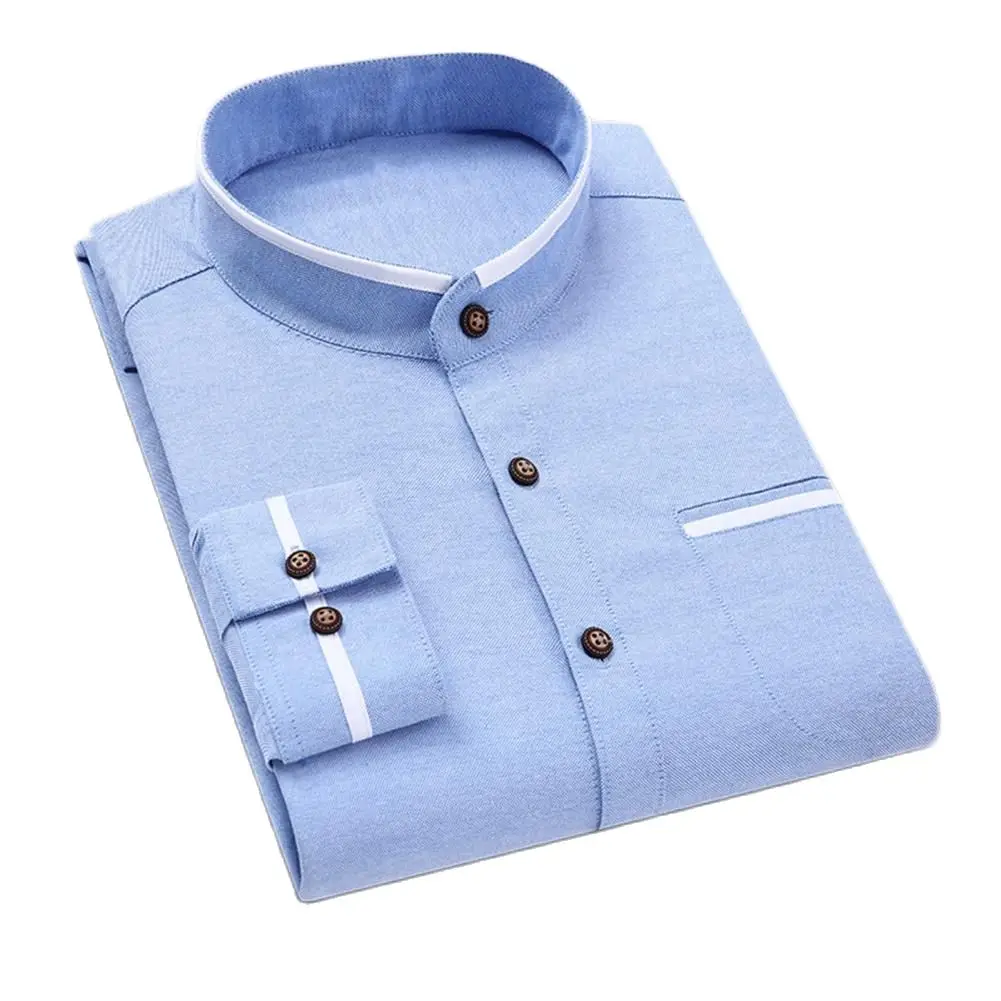 

Trendy Men Shirt Formal Slim Fit Fall Shirt Anti-wrinkle Fall Shirt