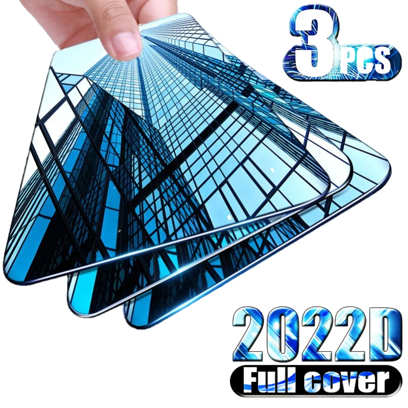 

3 Pieces Tempered Glass on Xiaomi Redmi Note 11 11Pro Plus Note9 Note8 7 Screen Protector to Mi Poco X3 NFC 11Lite 11T 10T