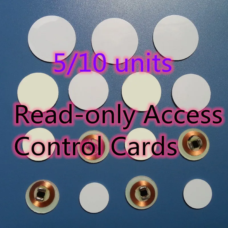 5 10 единиц TK4100 RFID 125 кГц (THRC13) 2 мм x наклейки монеты смарт теги только для чтения