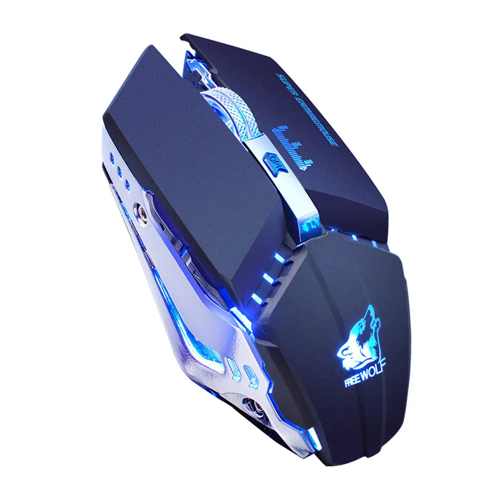 Бесплатная доставка беспроводная Бесшумная перезаряжаемая мышь 2 4 ГГц со