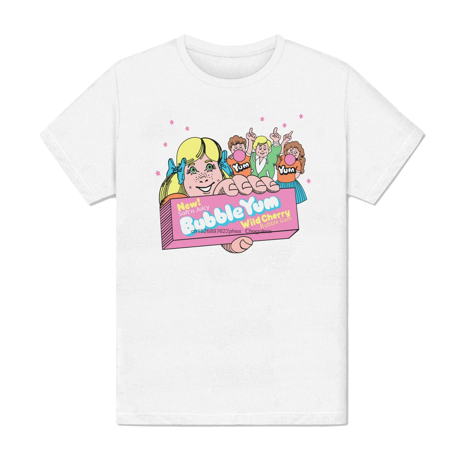 Мужская футболка-bubble Ням-gum винтажная французская брендовая Мода | Футболки