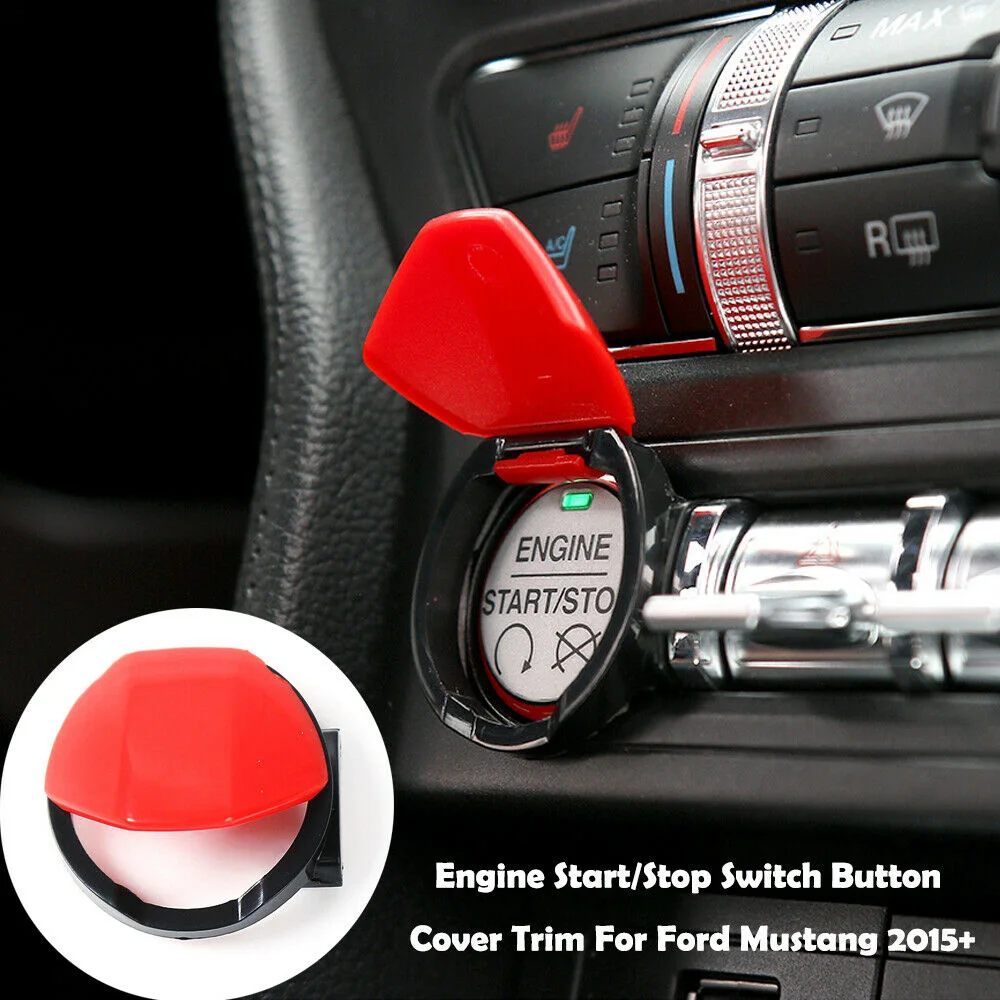 Кнопка включения/остановки двигателя декоративная крышка для Ford Mustang 2015 +