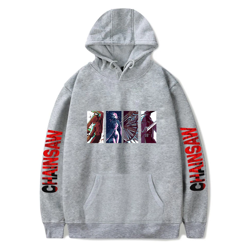

Men/Women Fashion Casual Streetwear Anime Chainsaw man Hoodie Boy Girls Simple Style Clothes Tracksuits