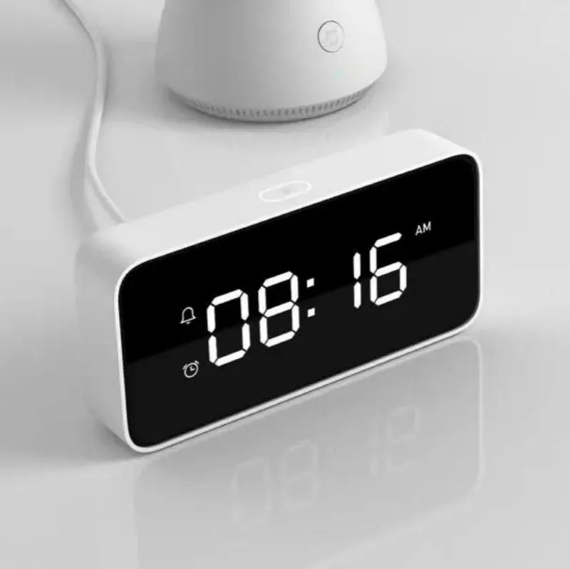 Оригинальный умный голосовой будильник xiaomi ABS часы Dersktop автоматическая