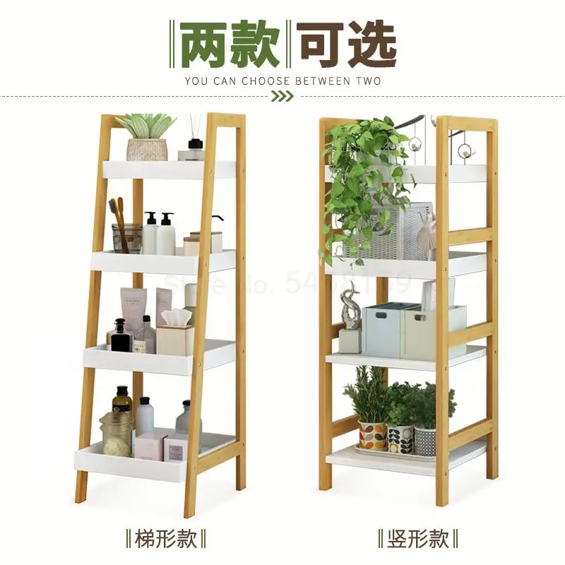 Деревянная полка простой Гостиная книжный шкаф спальня стеллаж для хранения