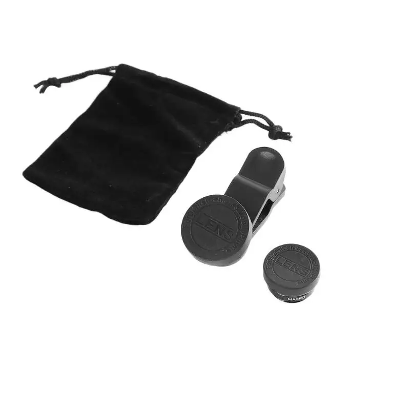 

3-in-1 Wide Angle Macro Camera Fisheye Lens Kits Mobile Phone Fish Eye Lenses with Clip 0.67x for iPhone Samsung PhonesUniversal