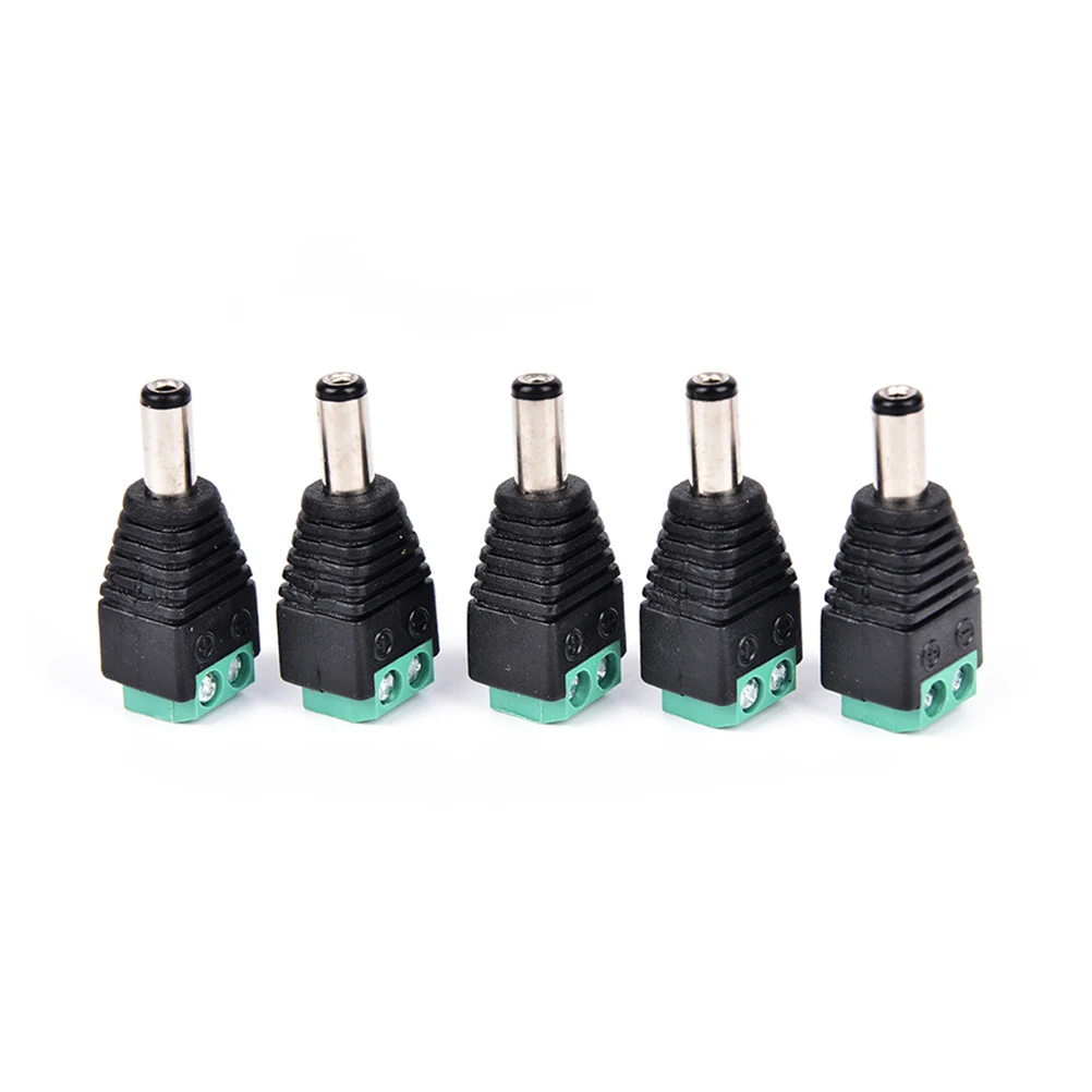 5 шт./лот разъем питания постоянного тока Женский или мужской винтовой Тип