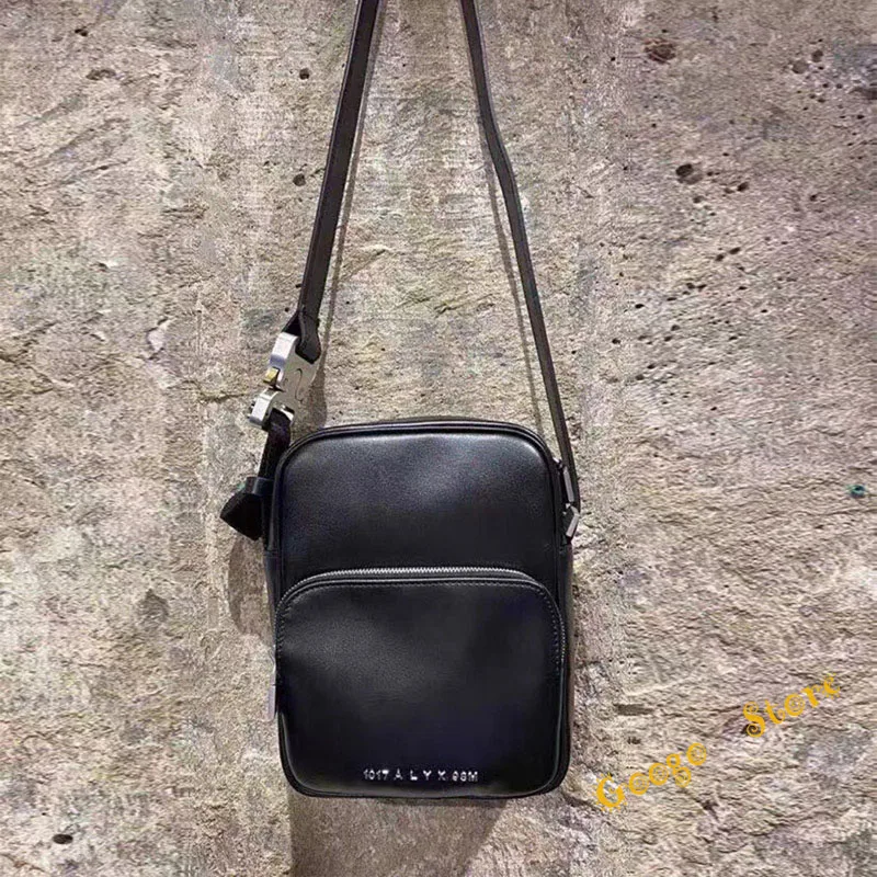 

Новинка 2022, функциональная тактическая сумка через плечо из натуральной кожи 1017 ALYX 9SM для мужчин и женщин, рюкзак ALYX с металлической кнопкой 1:1 и биркой