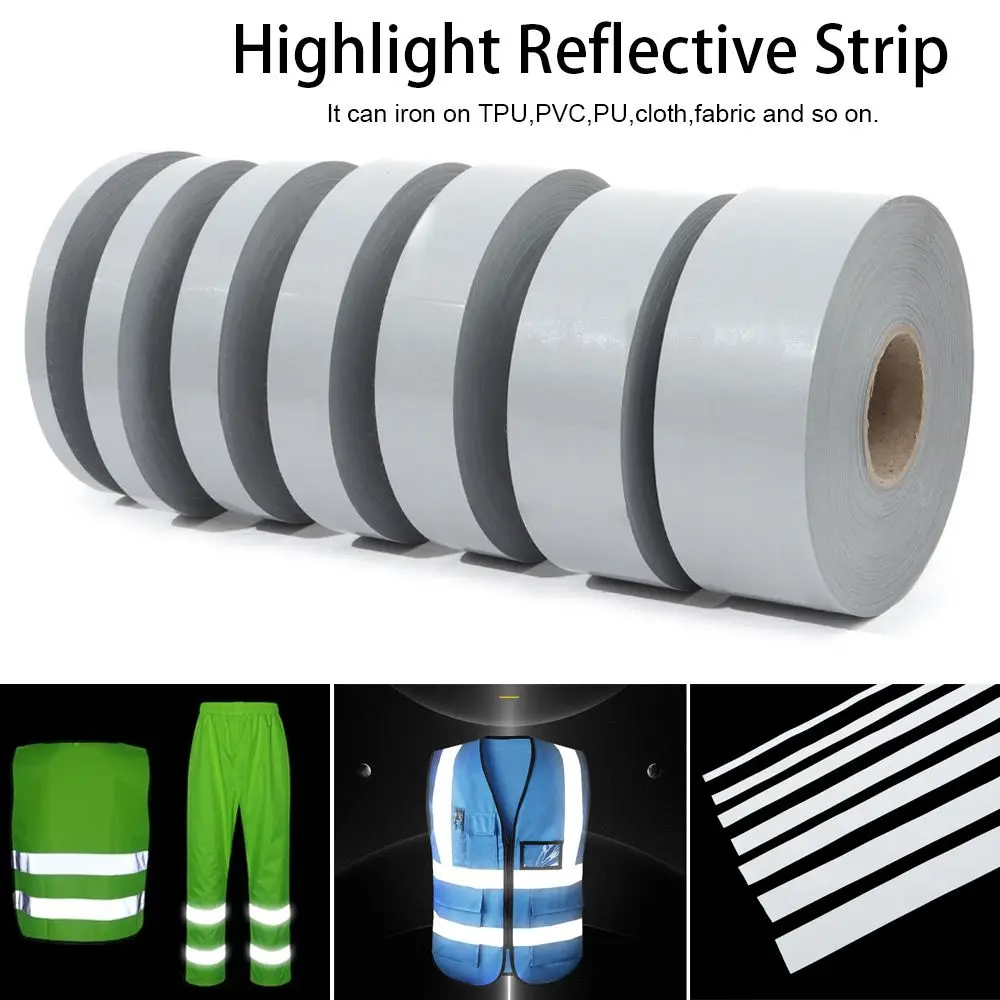 

Stickers Reflective Fabric Safety Protection Reflective Tape Safety Clothing Supplies Reflective Strip DIY Clothing