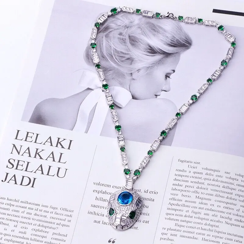 Новая цветная цепочка для ключиц из титанового сплава классическое ожерелье