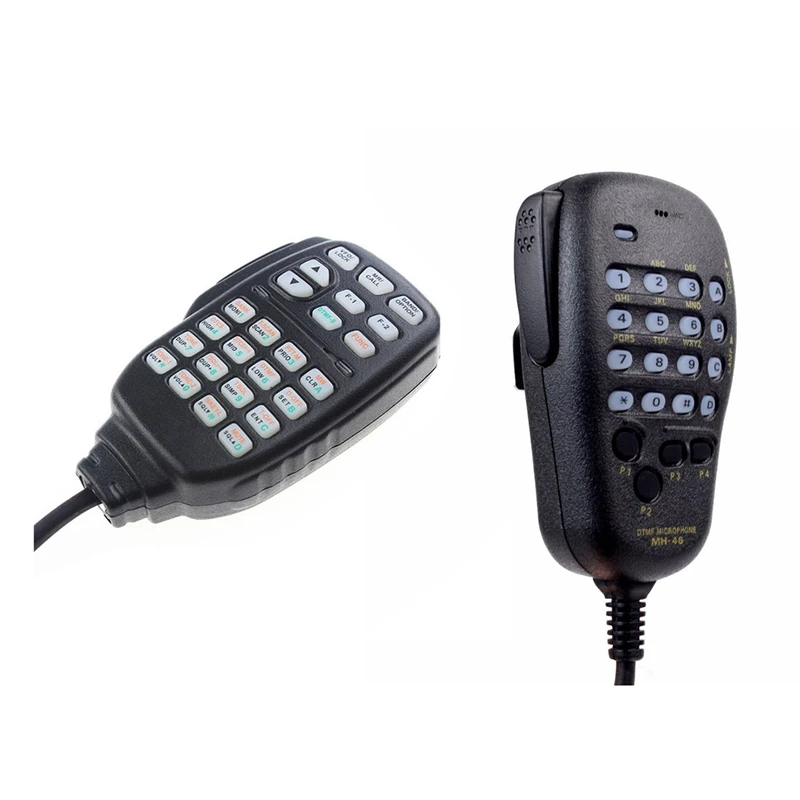 2 шт. микрофон: 1 HM 133 микрофон ручной плечевой для Icom Radio IC 207H 880H и DTMF MH 48A6J
