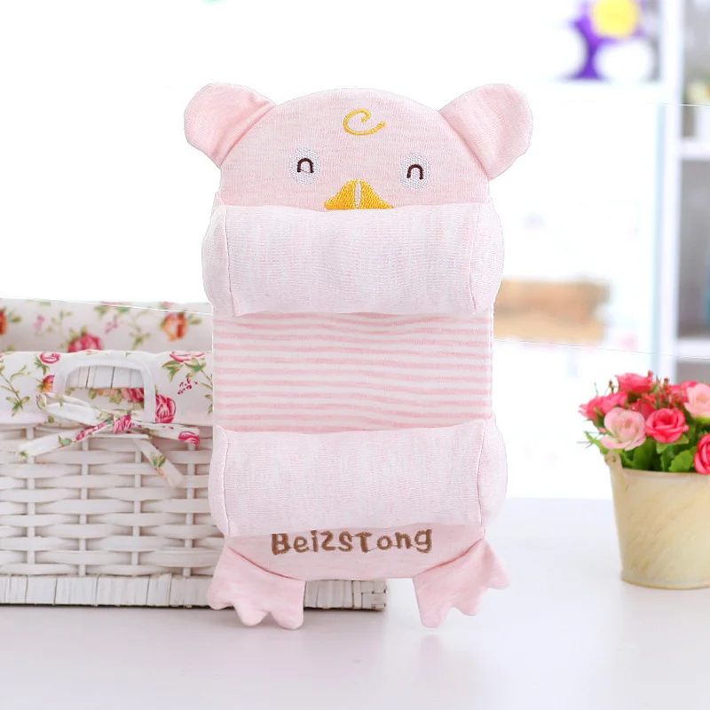 

Adjustable Baby Pillow Newborn Color Cotton Cartoon Children's Correction Anti-biased Head Shaping Rebound Kid Pillow BP01