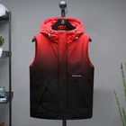 Крокодиловый бренд, новинка 2021, мужской жилет, жилет градиентного цвета, мужской жилет, куртка для мальчиков, осенне-зимний мужской повседневный жилет