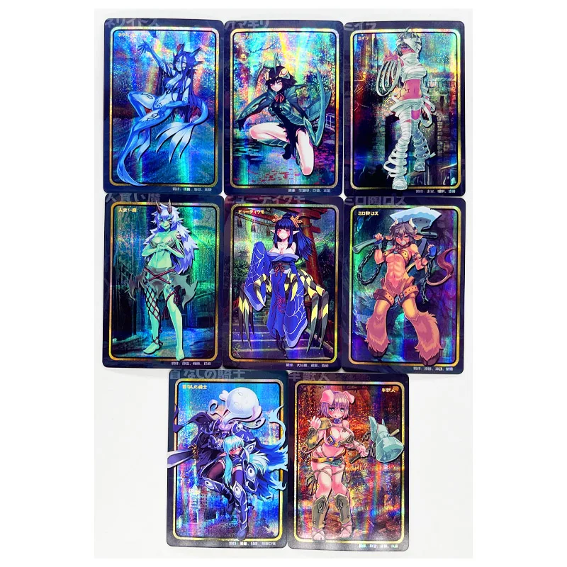 Juego de 32 unids/set de chicas Monster N &deg; 2, juguetes, pasatiempos, coleccionables, colecci&oacute;n de juegos, tarjetas de Anime-2